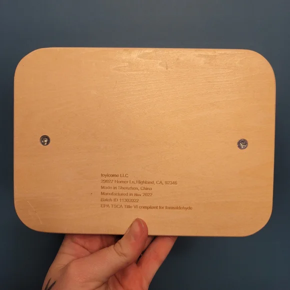 Vibrant Wooden Rotating Drum for Kids - Picture 5 of 5